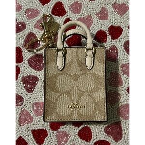 Coach North South MINI Purse Keychain!